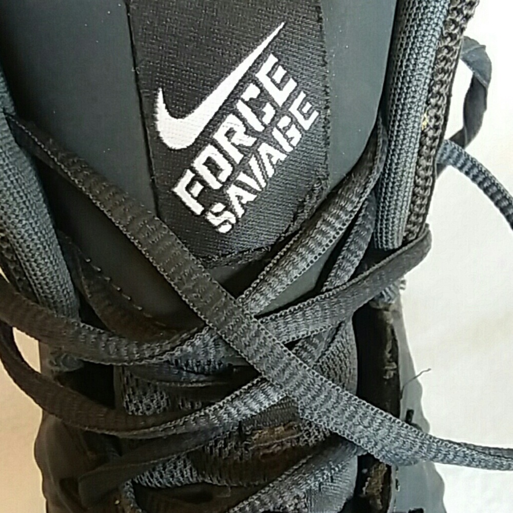 NIKE High Top Force Savage Cleats Size 13 - Picture 5 of 7